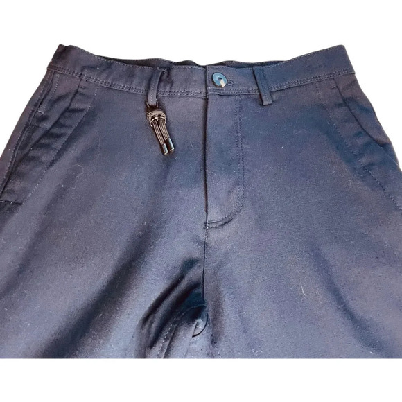 Zara High Waisted Tapered Leg Trouser Pants - Picture 7 of 10